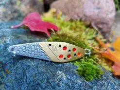 Spinn Craft Fjord 16g/75mm Sølv/Cobber M Orange/Svarte/Røde Prikker