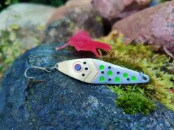 Spinn Craft Fjord 16g/75mm Sølv/Cobber M Grønne/Svarte Prikker