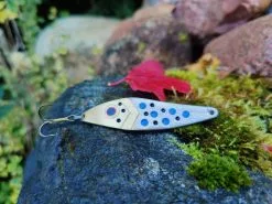 Spinn Craft Fjord 16g/75mm Sølv/Cobber M Blå/Svarte Prikker