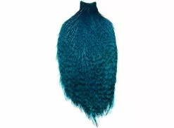 Whiting American Rooster Cape – Grizzly Kingfisher Blue