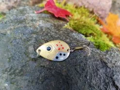 Spinn Craft Trout2 9g/40mm Cobber/Sølv/Rød Prikker/Svarte Prikker