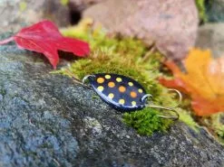 Spinn Craft Trout5 9g/45mm Svart M Rød /Gule Prikker