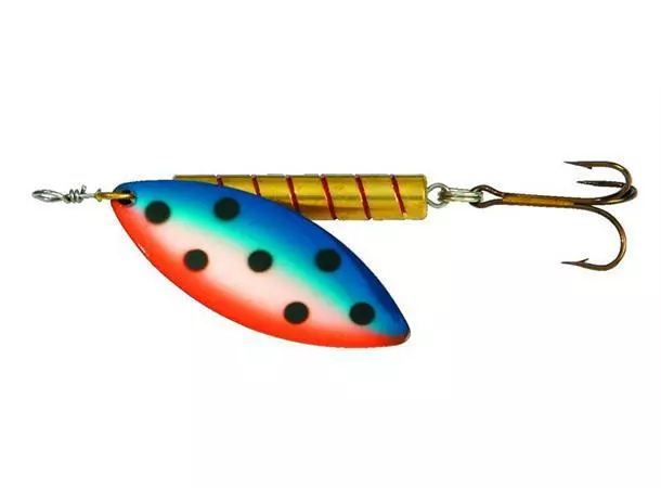 Søvik Laksespinner 28g Orange,kobber,blå 3 Søvik Laksespinner 28g Orange,kobber,blå