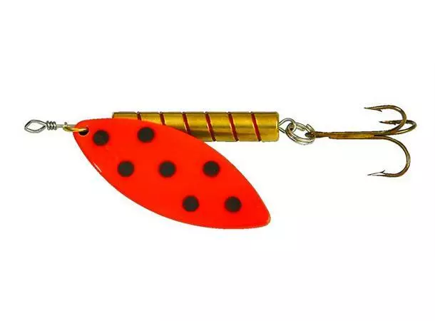 Søvik Laksespinner 28g Fluo Rød 3 Søvik Laksespinner 28g Fluo Rød