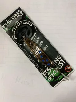 Spinn Craft Fjord Mini 13g/70mm Cobber M Blå/Svarte Prikker