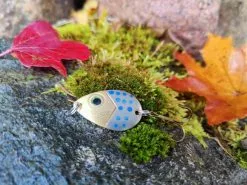 Spinn Craft Trout2 9g/40mm Cobber/Sølv/Blå Prikker