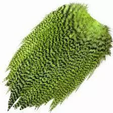 Keough Saltwater Cape Grizzly Chartreuse